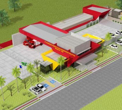 Quartel do Corpo de Bombeiros de Bonito segue cronograma de obras