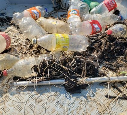 PMA apreende instrumentos proibidos após denúncia de pesca na foz do rio Apa com o Paraguai