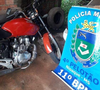 Homem é preso após comprar motocicleta roubada em Nioaque
