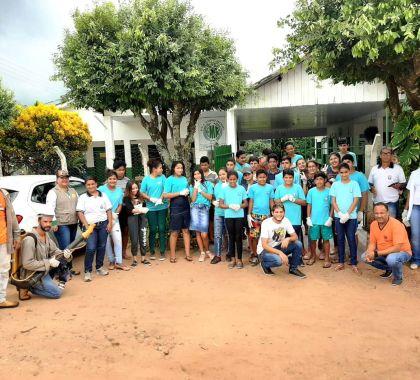 Ações de prevenção à dengue são feitas em escola de Bonito