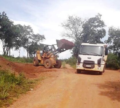 Pesqueiro do Noé, em Bonito, recebe obras de patrolamento e cascalhamento