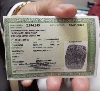 Mato Grosso do Sul começa a emitir nova Carteira de Identidade