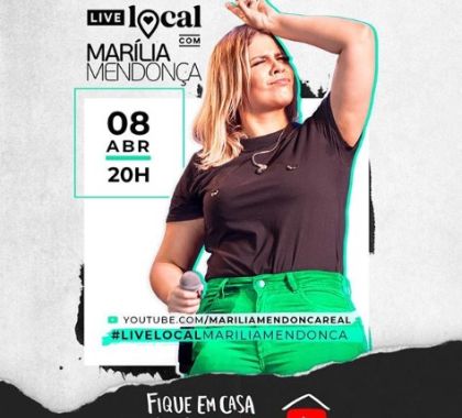 Luan Santana e Marília Mendonça realizam lives de quarentena em abril