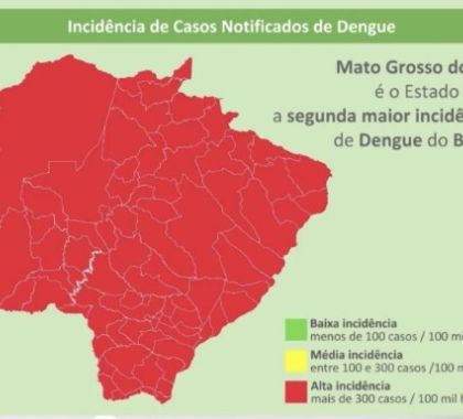Casos de dengue aumentam a cada dia e abrem alerta em Bonito e Jardim