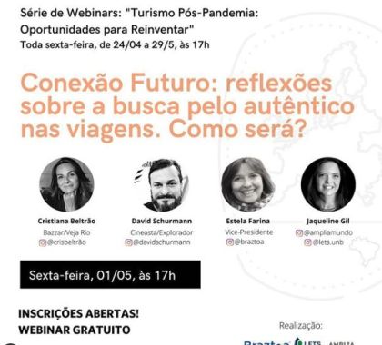 Braztoa promove webinar sobre turismo pós pandemia