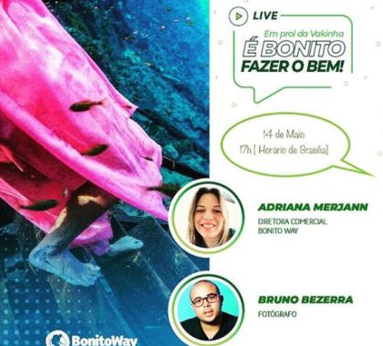 Agência em Bonito e fotógrafo realizam Live nesta quinta-feira