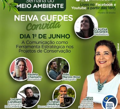 Comunicação como ferramenta na conservação é tema de live nesta segunda-feira