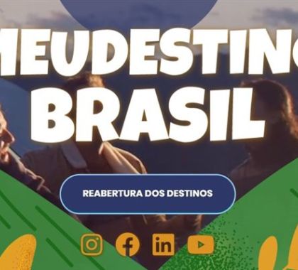 Campanha atualiza viajantes sobre reabertura de destinos nacionais
