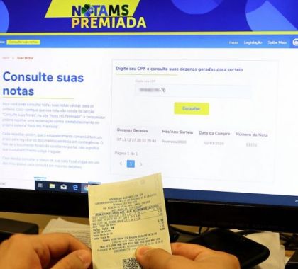 Nota MS Premiada realiza sorteio neste sábado