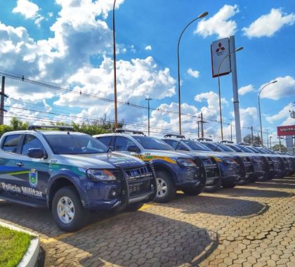 Bonito e mais 19 cidades ganham reforço de 73 novas viaturas para Polícia Militar
