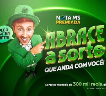 Sorteio da Nota MS Premiada acontece nesta quarta-feira