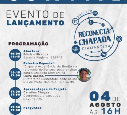 Diretora de Sustentabilidade do Grupo Rio da Prata participa do lançamento do projeto Reconecta Chapada Diamantina