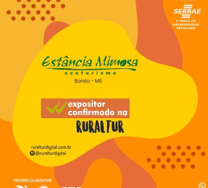 Passeio de cachoeiras em Bonito (MS) participa da Ruraltur 2020