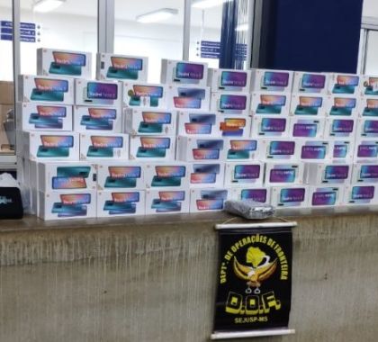 Produtos eletrônicos avaliados em mais de R$ 400 mil são apreendidos em MS