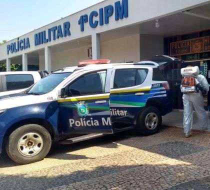 Quartel da PM de Bonito é desinfectado e policiamento continua normalmente