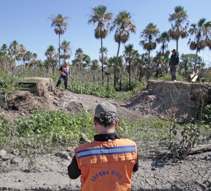 Defesa Civil Nacional vistoria regiões do Pantanal onde Estado construirá 15 pontes de concreto