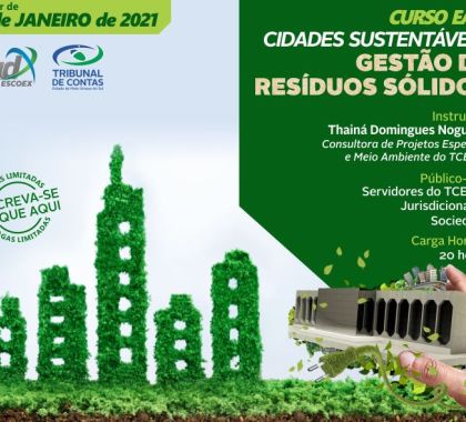 Gestão de resíduos sólidos é tema de curso do TCE-MS