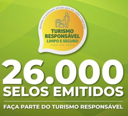 Mais de 26 mil selos “Turismo Responsável” são emitidos no Brasil