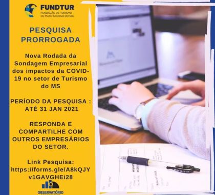 ObservaturMS realiza pesquisa com setor turístico estadual sobre impactos da pandemia