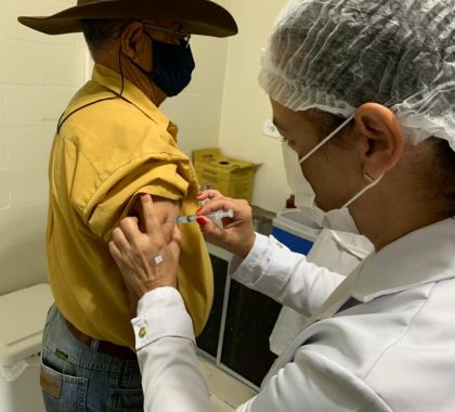 Bonito aplicou 1.045 doses de vacina contra o Covid-19