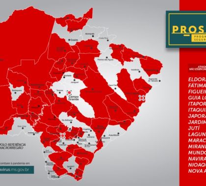 Bonito retorna à bandeira vermelha do Prosseguir sobre a disseminação da Covid-19