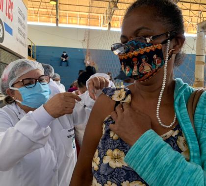 No último sábado, 250 pessoas foram imunizadas contra Covid em Bonito