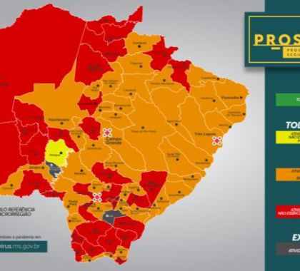 Bonito está na bandeira vermelha do Prosseguir