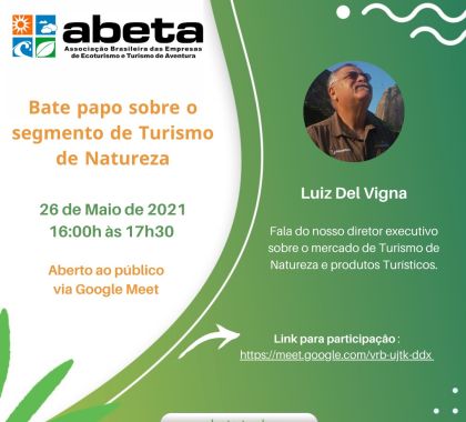 ABETA promove evento online sobre Turismo de Natureza