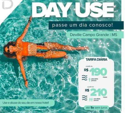 Hotel de luxo em Campo Grande (MS) inova e oferece Day Use