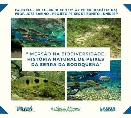 Grupo Rio da Prata promove encontro virtual sobre a biodiversidade de peixes na Serra da Bodoquena