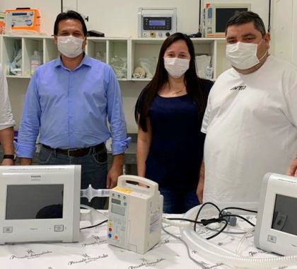 Hospital de Bonito recebe respiradores mecânicos e bomba de infusão para tratamento de pacientes