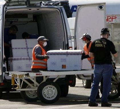 Mato Grosso do Sul recebe 58.580 doses de vacina contra a Covid-19 nesta segunda-feira