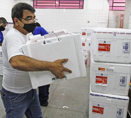 Mato Grosso do Sul recebe mais 70.880 doses de vacina contra a Covid-19 nesta sexta-feira
