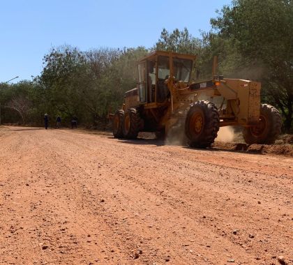 Obras de pavimentação asfáltica foram iniciadas em bairro de Bonito