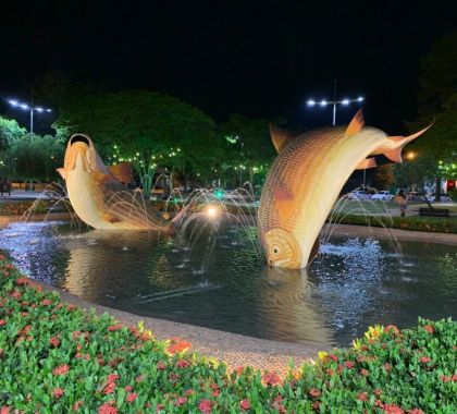 Monumento das Piraputangas e portal de entrada são reinaugurados em Bonito