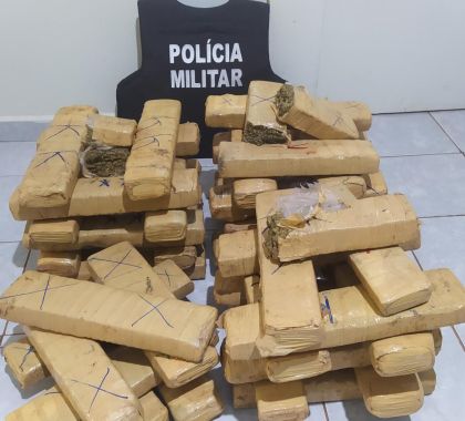 Mais de 49 kg de maconha são apreendidos em Jardim