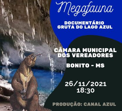 Gruta do Lago Azul recebe equipe de mergulhadores e filmagem para gravação de documentário