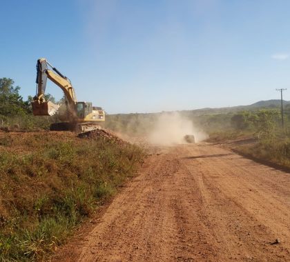 Obras de pavimentação da MS-345, a Estrada do 21, iniciam em Bonito