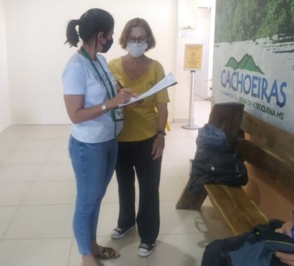OTEB inicia pesquisa no aeroporto de Bonito com passageiros da GOL e Azul Linhas Aéreas