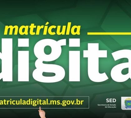 Matrícula Digital para a Rede Estadual de Ensino em MS termina hoje