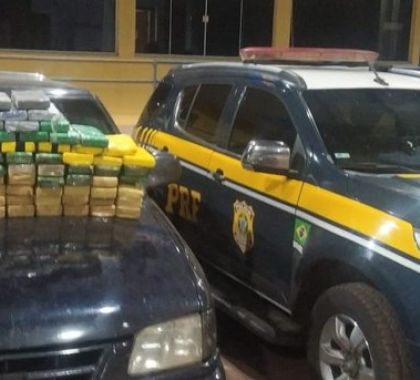 Aparentando nervosismo, homens são presos transportando 93 kg de cocaína em Miranda
