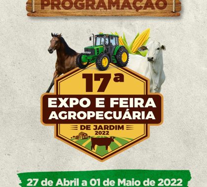 Feira de exposição de Jardim terá show gratuito de Cezar e Paulinho