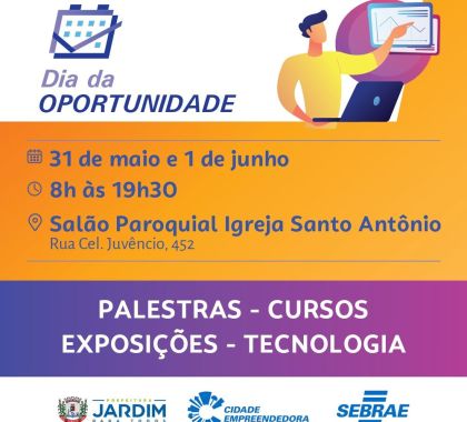 Com capacitações e palestra-show com ilusionistas, Dia da Oportunidade é realizado em Jardim