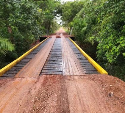 Prefeitura de Bonito reforma ponte sobre córrego São João