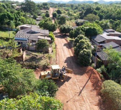 Empresa é contratada para obra de asfalto e drenagem em bairro de Bodoquena