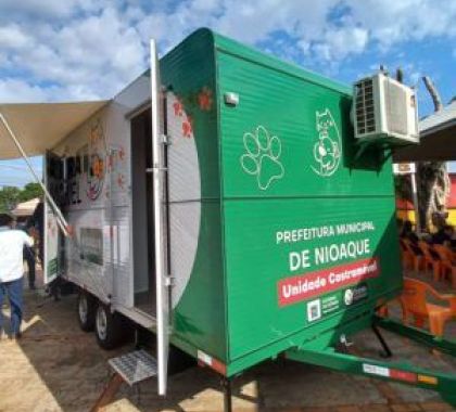 Castramóvel entregue em Nioaque atende 20 municípios do Cidema
