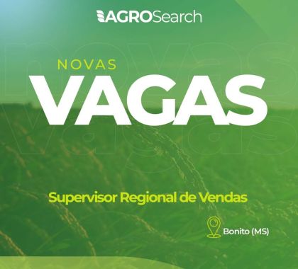 Multinacional oferece vaga para Supervisor Regional de Vendas em Bonito