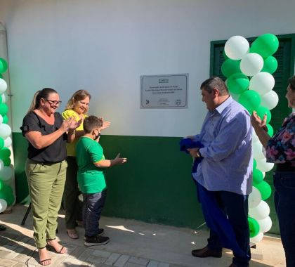 Prefeito entrega salas de aula na Escola Manoel Inácio de Farias, em Bonito