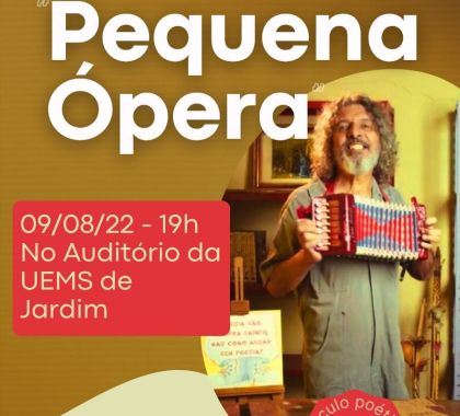 UEMS de Jardim apresenta espetáculo teatral baseado no livro do poeta Emmanuel Marinho