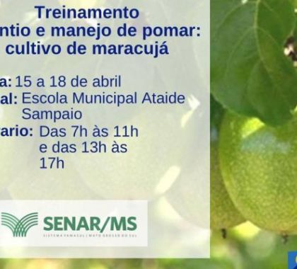 Prefeitura de Bodoquena realiza cursos profissionalizantes em parceria com o SENAR